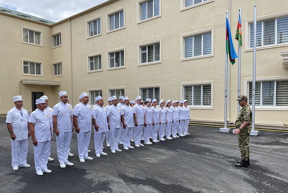 Minister of Defense of Azerbaijan takes part in opening of military hospital recently commissioned in Khojavand district [PHOTO/VIDEO]