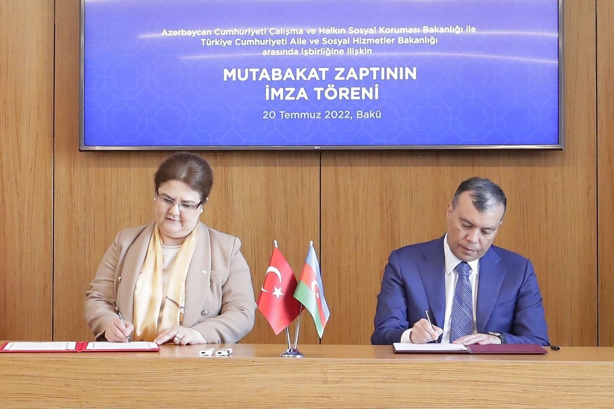 Azerbaijan, Turkiye ink MoU in social protection sector [PHOTO]