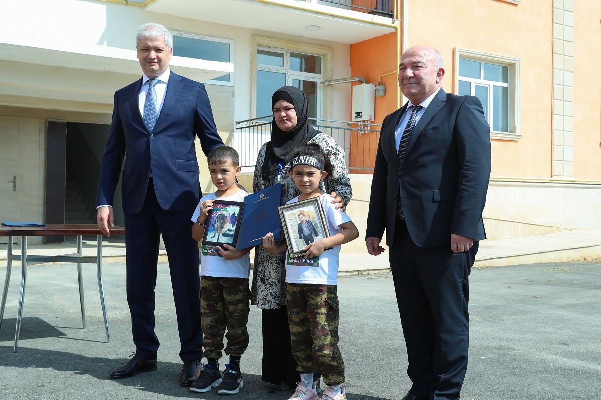 Azerbaijan provides families of war martyrs with new housing in country’s Beylagan [PHOTO]