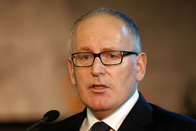 EU on track to achieve target of non-Russian gas supplies - Frans Timmermans