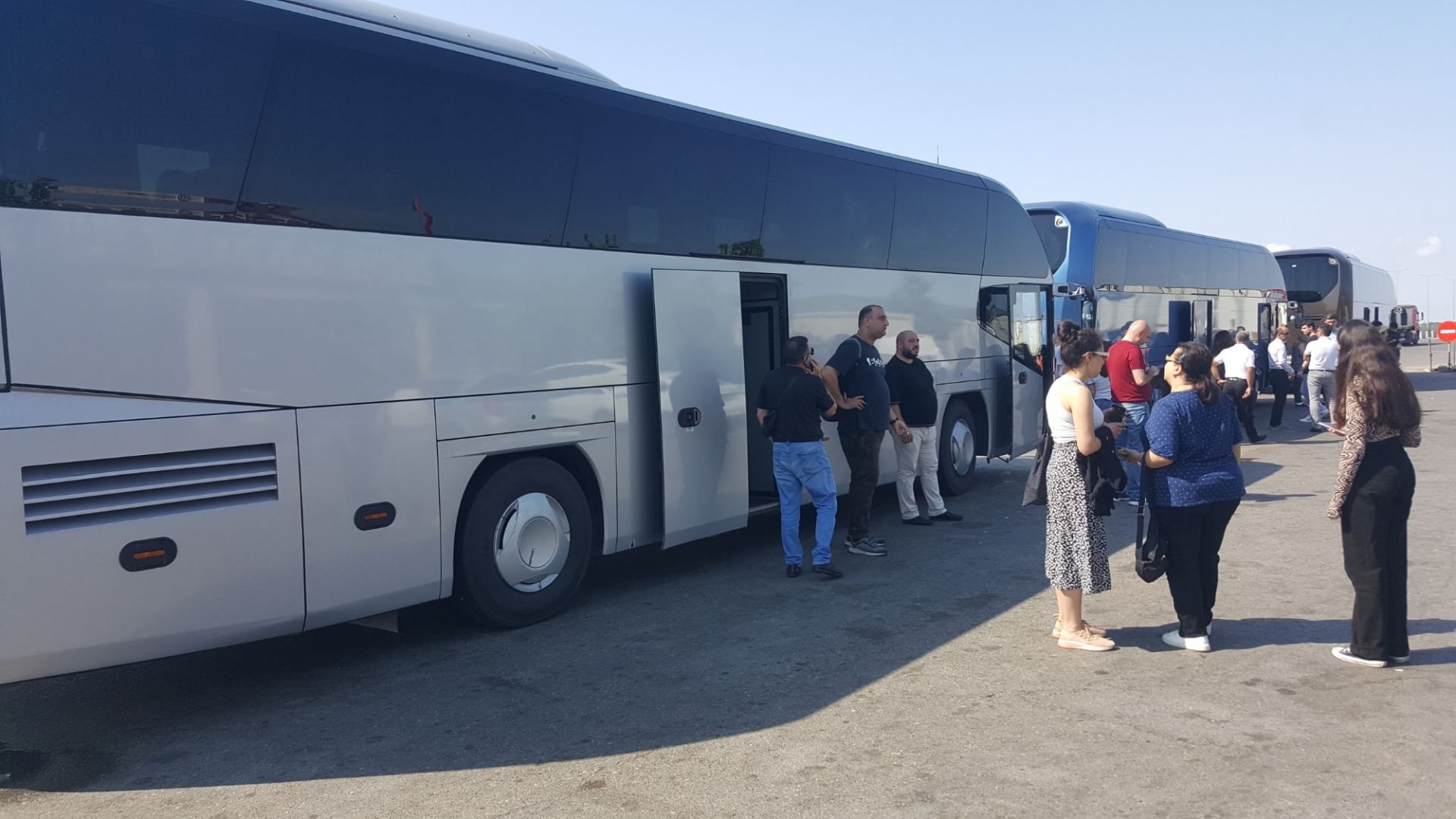 Azerbaijani Diaspora reps traveling liberated Shusha [PHOTO]