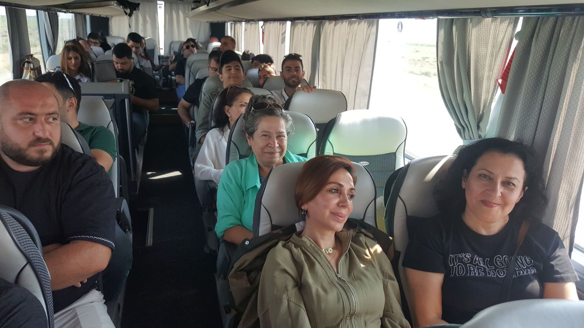 Azerbaijani Diaspora reps traveling liberated Shusha [PHOTO] - Gallery Image