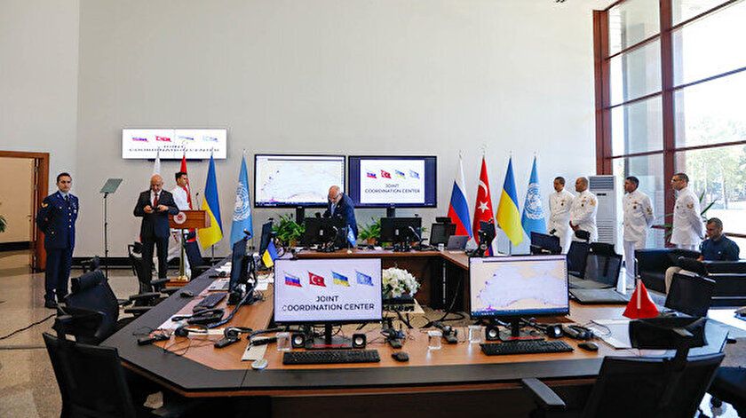 Turkiye launches coordination center for grain shipments from Ukraine