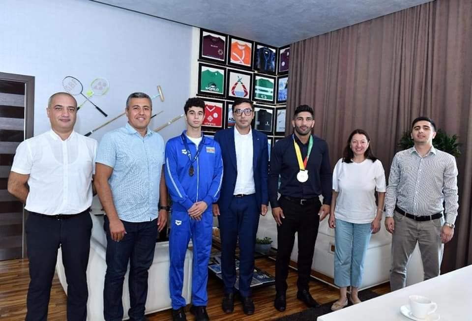 Sports Minister Farid Gayibov receives heads of mini-football federations [PHOTO] - Gallery Image