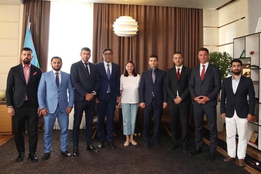 Sports Minister Farid Gayibov receives heads of mini-football federations [PHOTO]