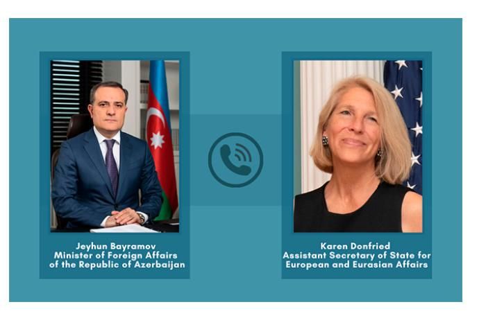 Azerbaijani FM, US Assistant Secretary of State discuss post-war developments in South Caucasus