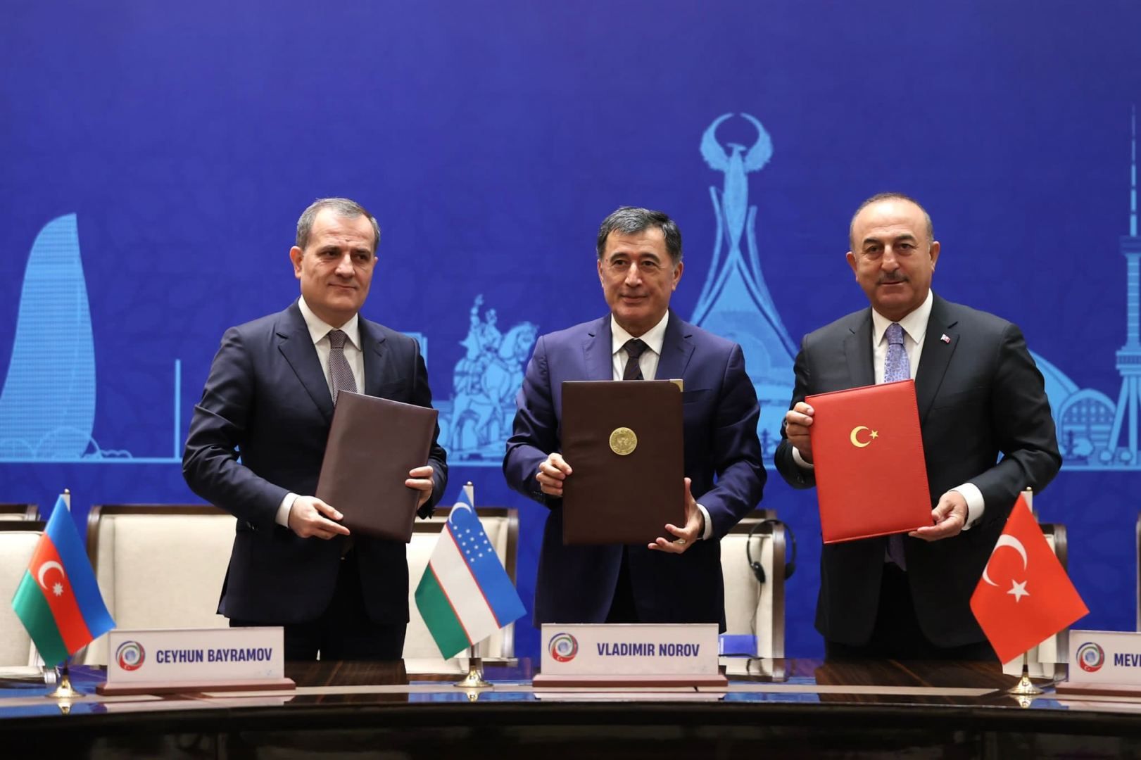 Azerbaijan, Türkiye, Uzbekistan ink Tashkent Declaration, eying further deepening of economic ties [PHOTOS]
