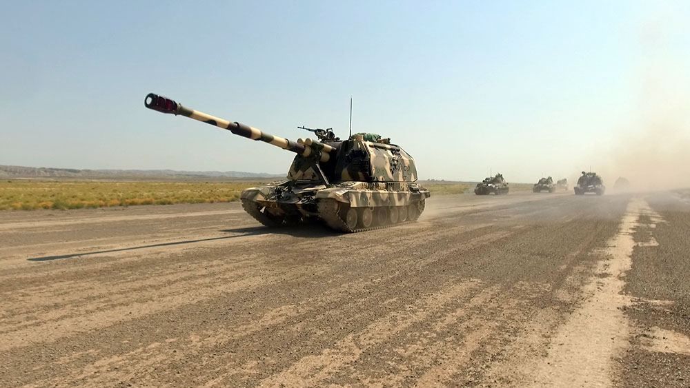 Azerbaijani army’s rocket, artillery units hold fire drills [VIDEO]