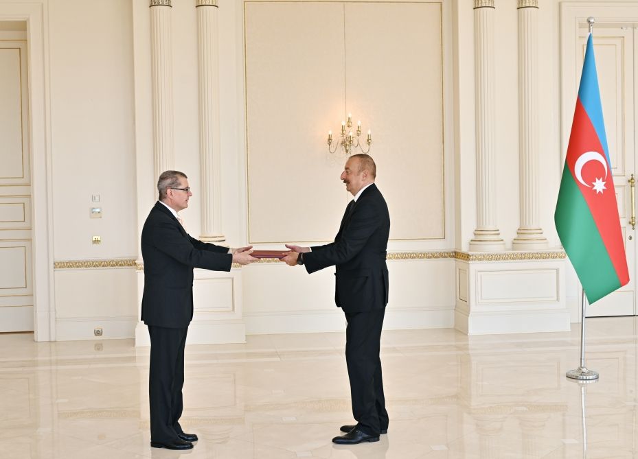 Azerbaijani President Ilham Aliyev receives credentials of incoming Austrian ambassador [UPDATE]