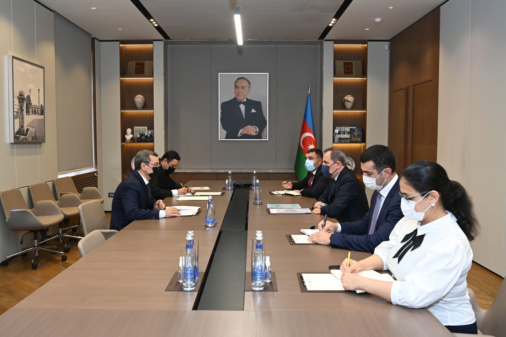 Azerbaijan, Turkmenistan discuss approval of Caspian Sea status [PHOTO]