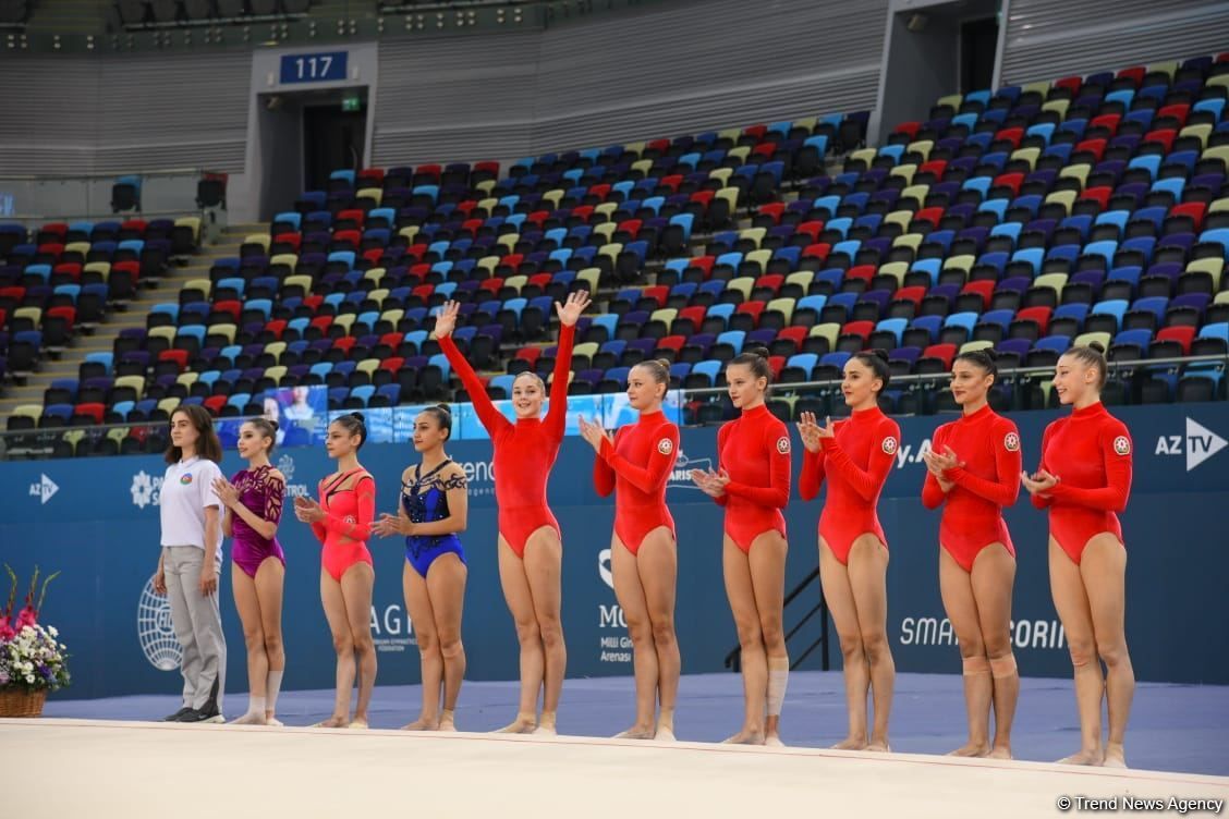Final training of Azerbaijani gymnasts before Islamic Solidarity Games takes place in Baku [PHOTO] - Gallery Image