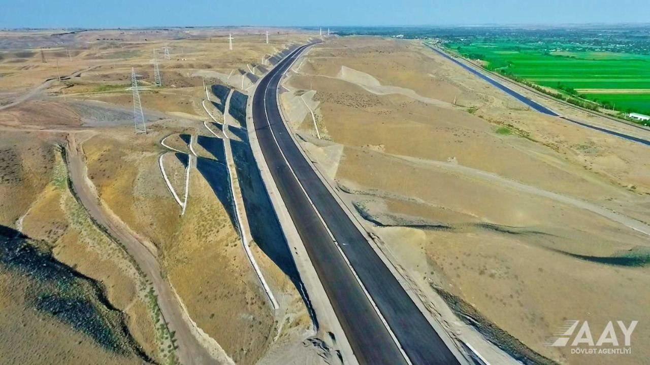 Construction of Horadiz-Jabrayil-Zangilan-Aghband highway underway [PHOTO] - Gallery Image