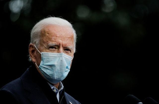 Biden's cough "almost" gone, but still tests positive