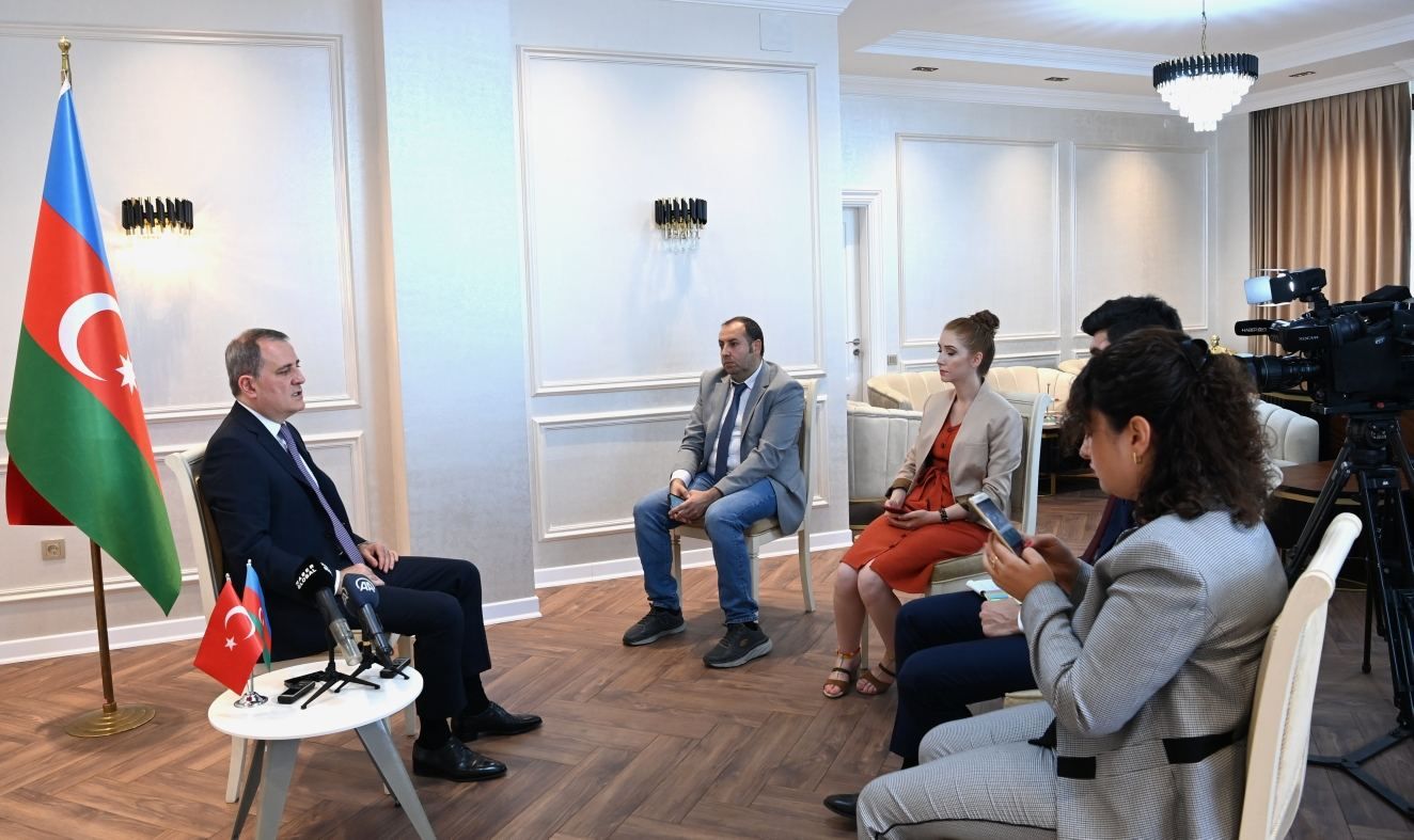 Leading Turkish media outlets interview Azerbaijani foreign minister [PHOTO]