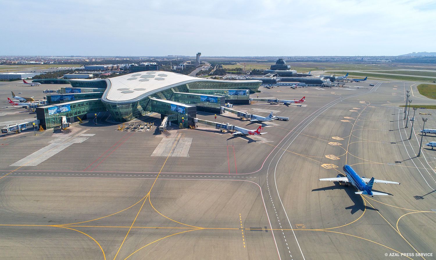 Electric power at Heydar Aliyev International Airport fully restored