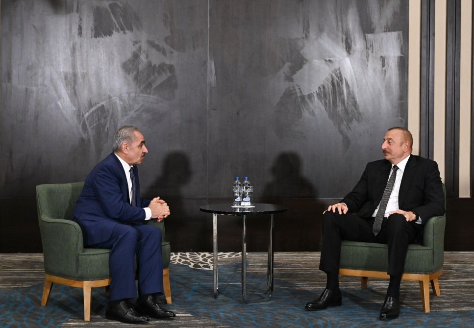 President Ilham Aliyev meets Palestinian premier in Konya [UPDATE]