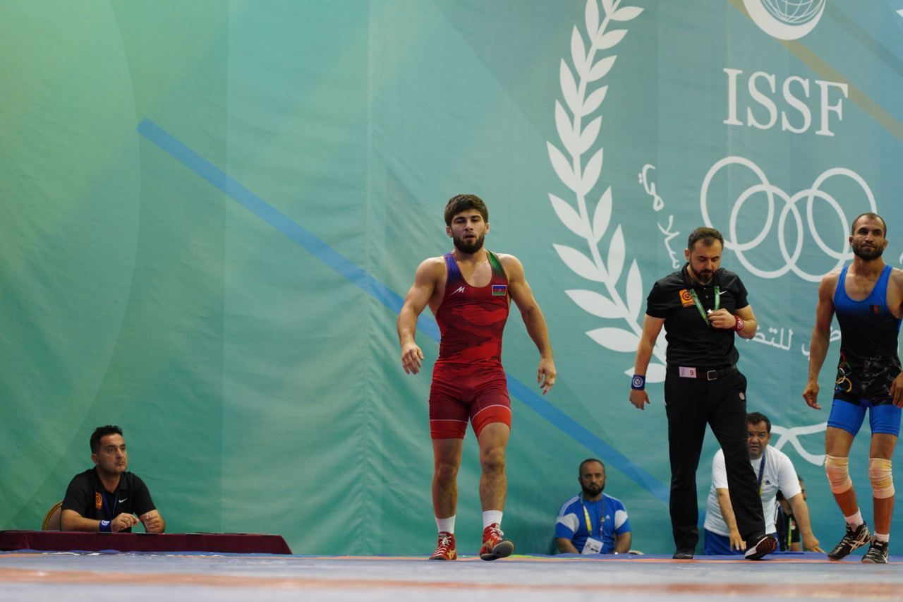 Azerbaijani wrestlers reach finals of Islamic Solidarity Games [PHOTO] - Gallery Image