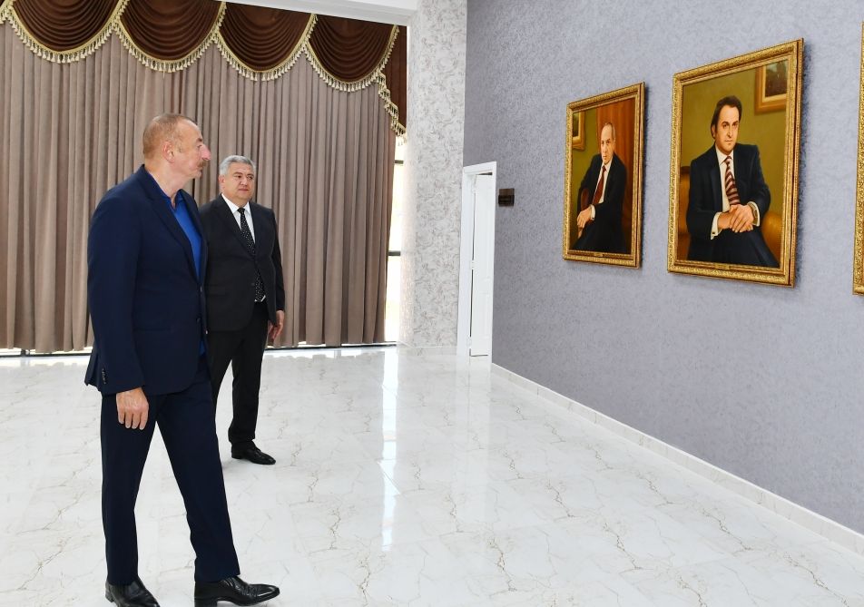 President Ilham Aliyev inaugurates Center for Young Craftsmen and Museum of State Symbols on Flag Square in Aghsu [UPDATE]