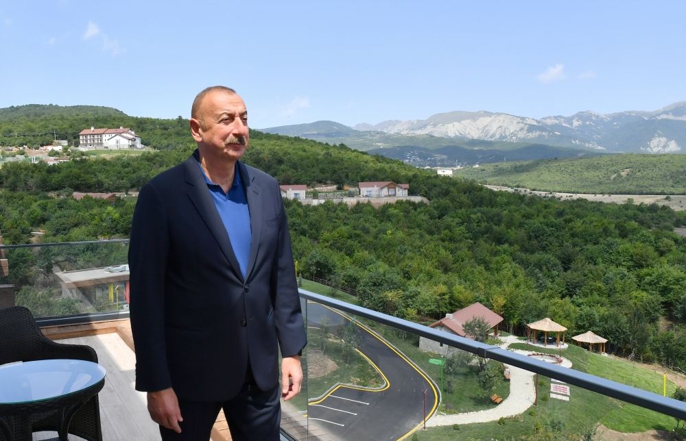 President Ilham Aliyev, First Lady Mehriban Aliyeva attend inauguration of Basgal Resort & Spa hotel in Ismayilli [UPDATE] - Gallery Image