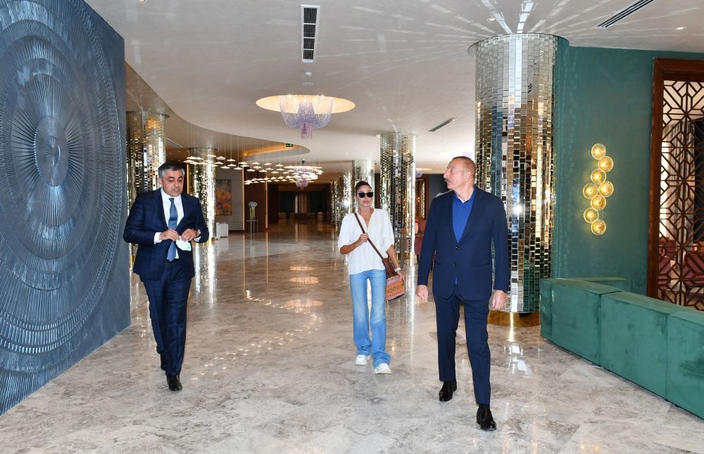 President Ilham Aliyev, First Lady Mehriban Aliyeva attend inauguration of Basgal Resort & Spa hotel in Ismayilli [UPDATE] - Gallery Image
