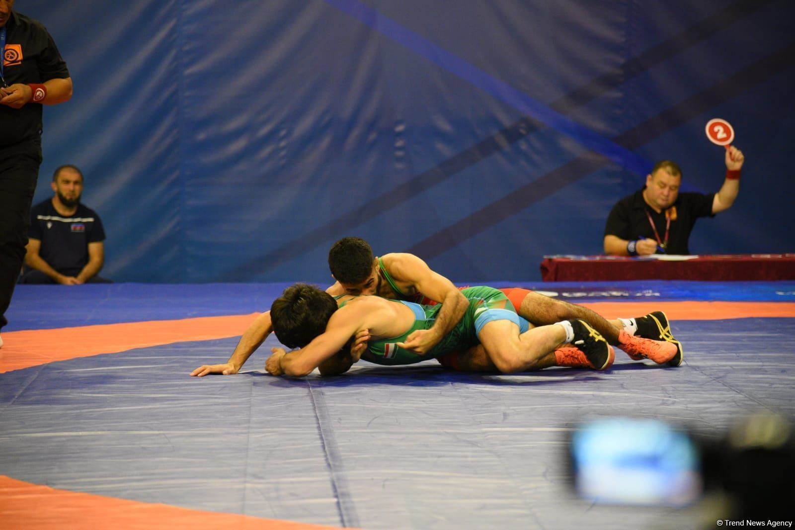 Azerbaijani wrestlers reach semi-finals at V Islamic Solidarity Games