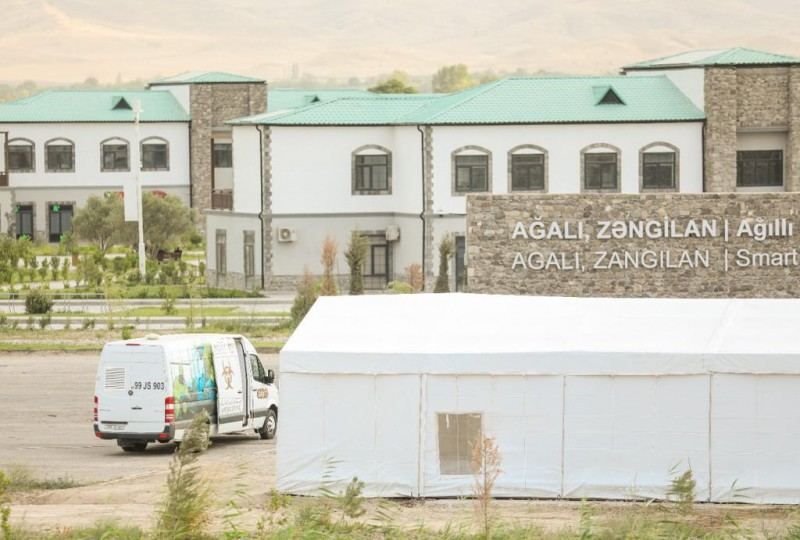 Azerbaijan launches tent-style slaughterhouse, mobile laboratory in liberated Zangilan [PHOTO]