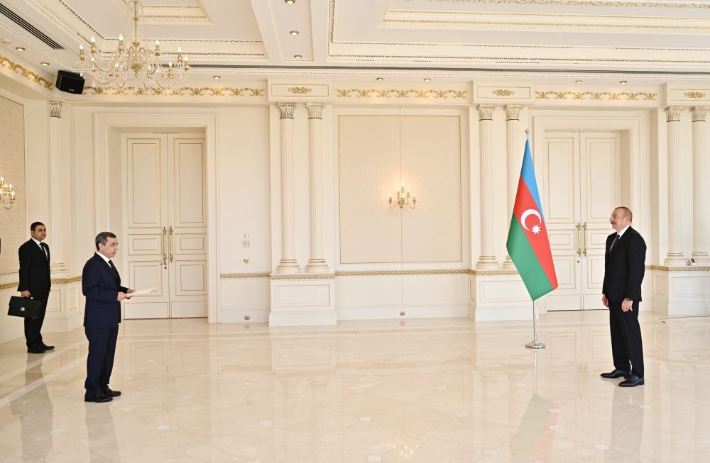 President Ilham Aliyev receives credentials of Turkmen ambassador [UPDATE] - Gallery Image