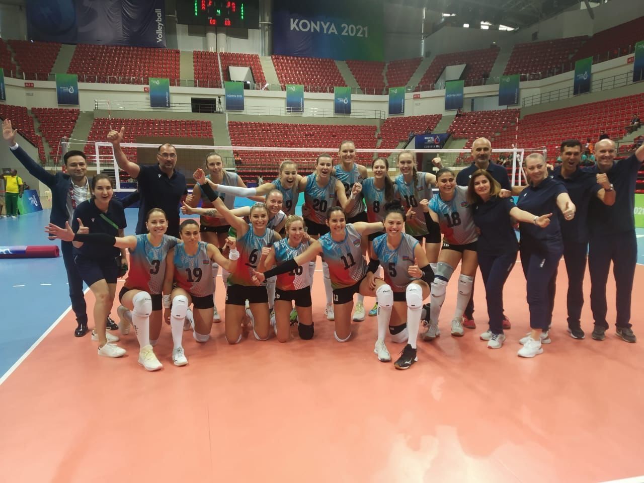 Azerbaijan women's national volleyball team grabs bronze at V Islamic Solidarity Games [PHOTO] - Gallery Image