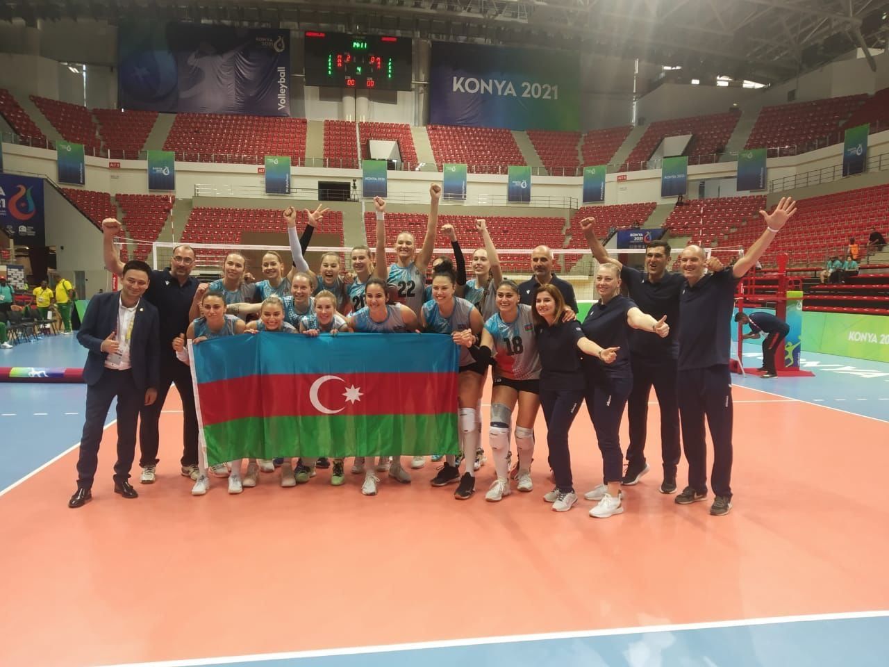 Azerbaijan women's national volleyball team grabs bronze at V Islamic Solidarity Games [PHOTO]