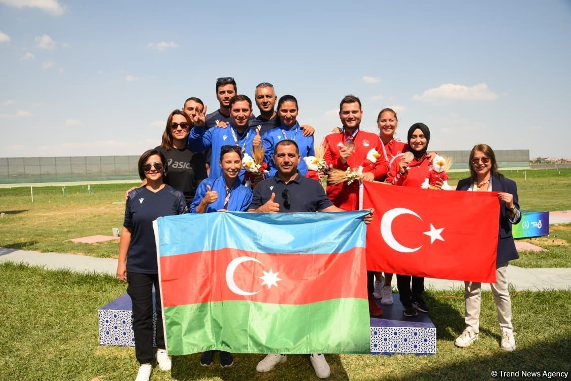 Azerbaijani shooting team wins gold medal at V Islamic Solidarity Games [PHOTO]