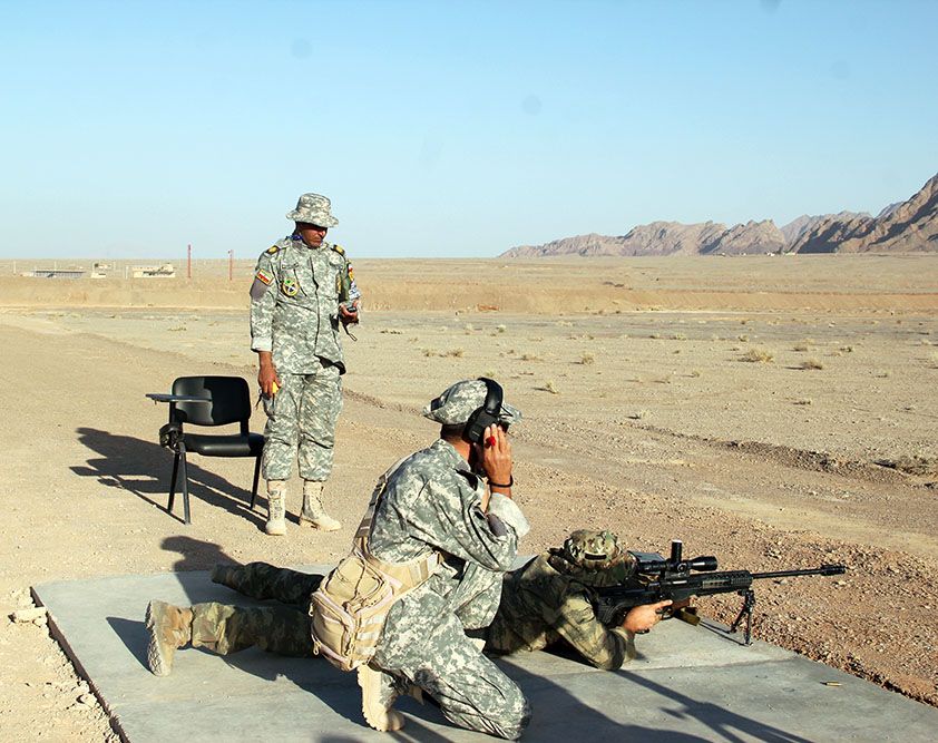 Azerbaijani servicemen fulfill first task of Int’l Sniper Frontier contest in Iran [PHOTO]