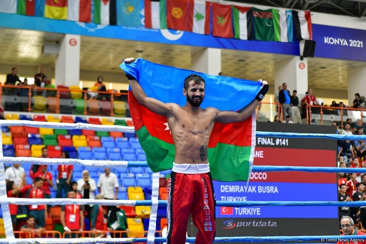 Azerbaijani kickboxer wins gold medal at V Islamic Solidarity Games [PHOTO]