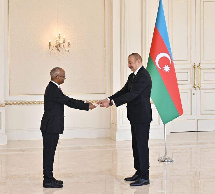 Azerbaijani president receives credentials of incoming Ethiopian ambassador [UPDATE] - Gallery Image