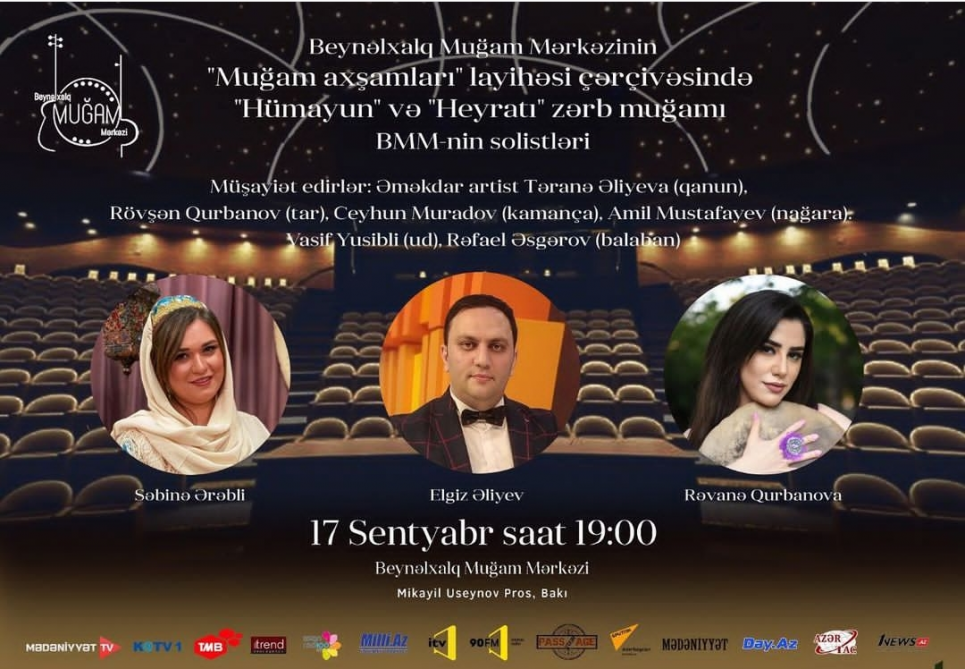 Mugham music to sound in Baku
