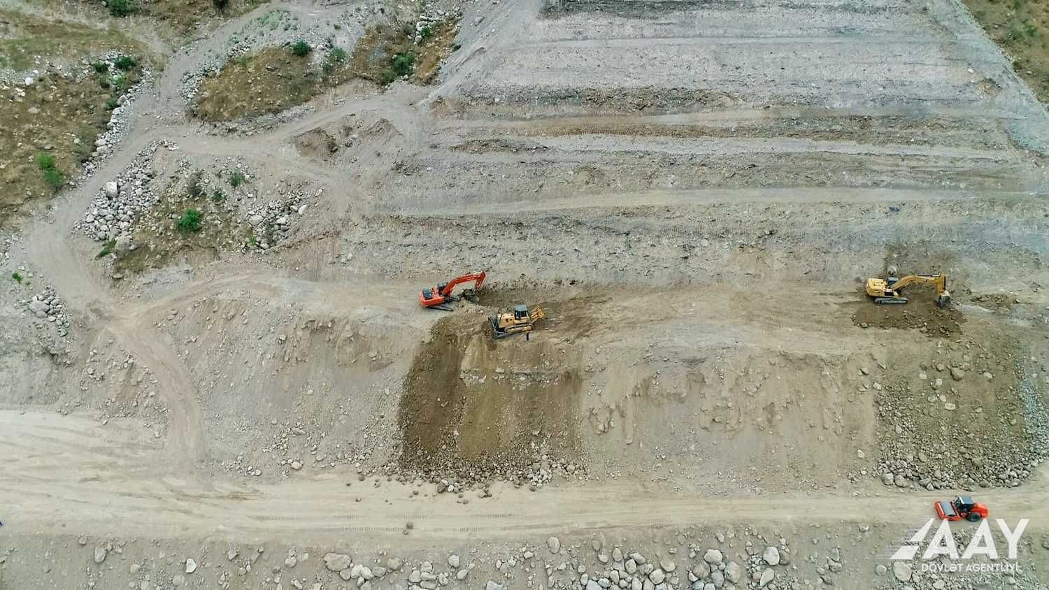 Karabakh: Gubadli-Eyvazli road construction in full swing in liberated lands [PHOTO/VIDEO] - Gallery Image