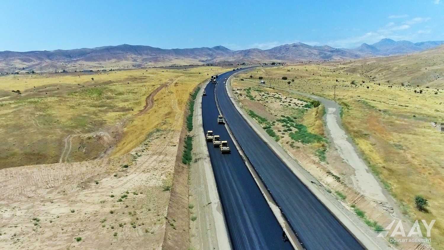 Construction of Shukurbayli-Jabrayil-Hadrut road in Karabakh in full swing [PHOTO/VIDEO] - Gallery Image