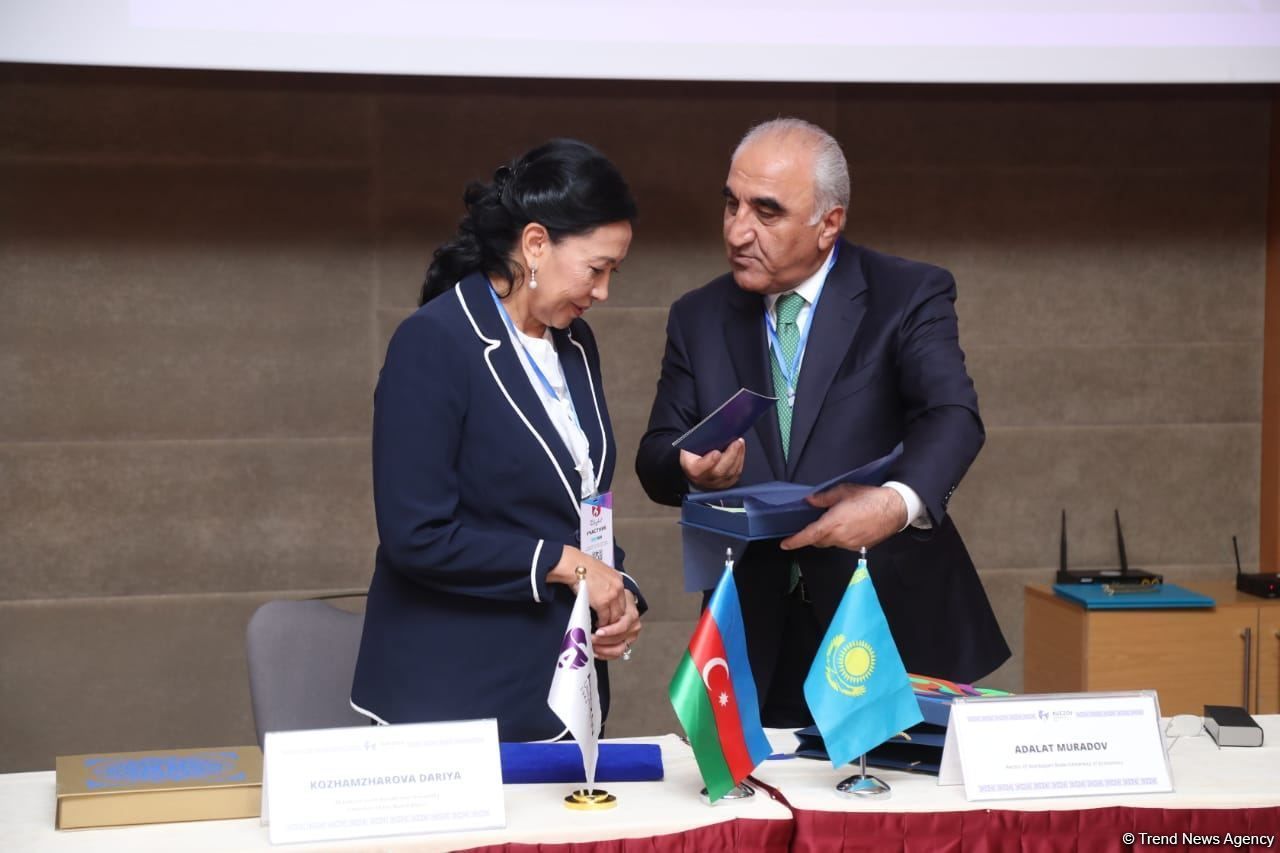 Azerbaijani, Kazakh universities agree on cooperation [PHOTO] - Gallery Image