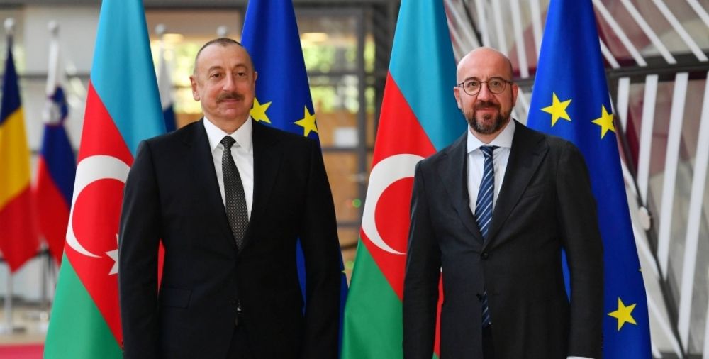 European Council President Charles Michel calls Azerbaijani leader