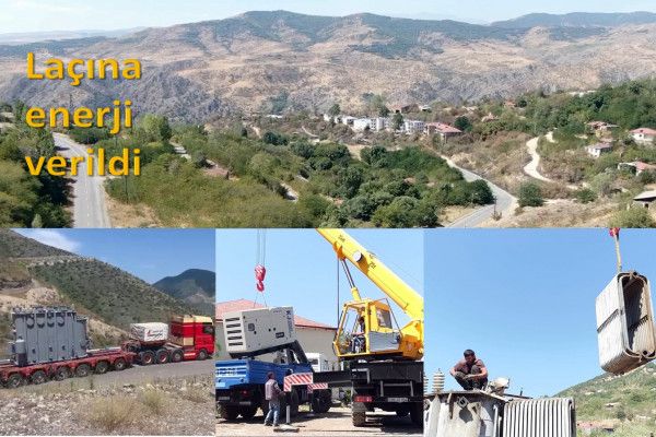 Azerbaijan provides Lachin, Zabukh, Sus with electricity