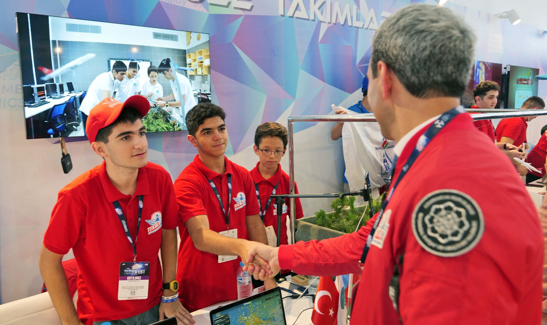 Azerbaijan represented by national pavilion at Teknofest 2022 in Turkiye [PHOTO] - Gallery Image