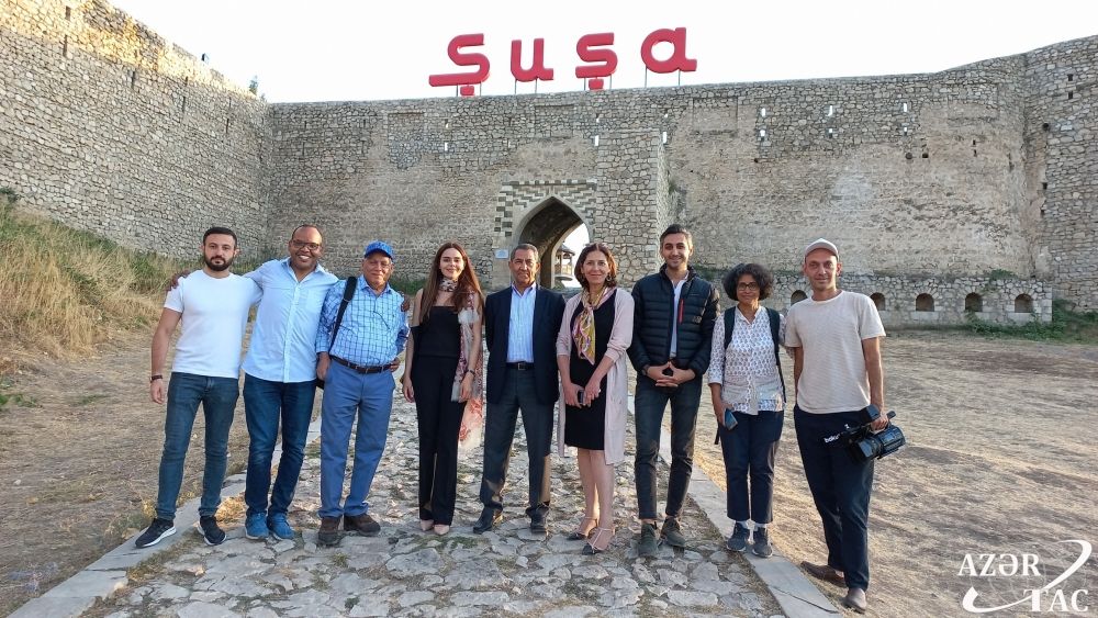 Foreign media representatives paid visit to liberated Shusha city [PHOTO]