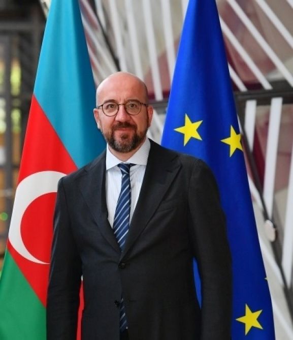 EC President makes press statement following trilateral meeting with Azerbaijani and Armenian leaders