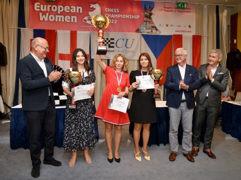 National chess players win medals at  European  Championship