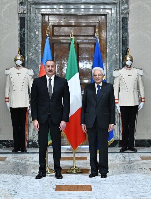 President Ilham Aliyev meets with Italian President Sergio Mattarella [UPDATE] - Gallery Image