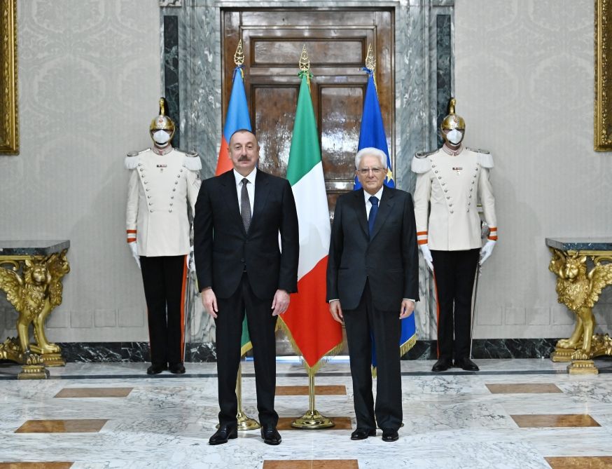 President Ilham Aliyev meets with Italian President Sergio Mattarella [UPDATE] - Gallery Image