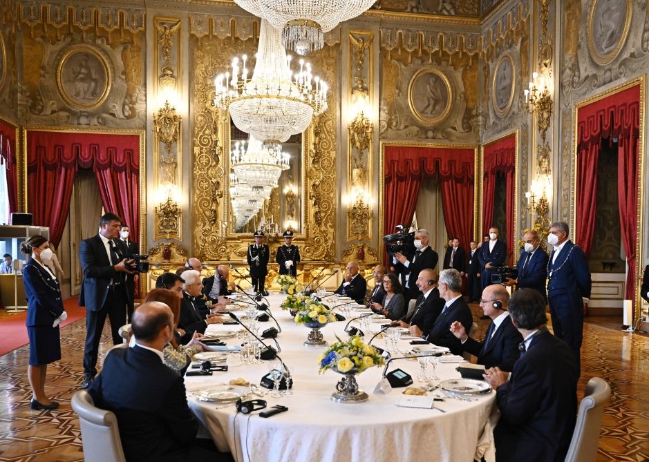 President Ilham Aliyev meets with Italian President Sergio Mattarella [UPDATE]