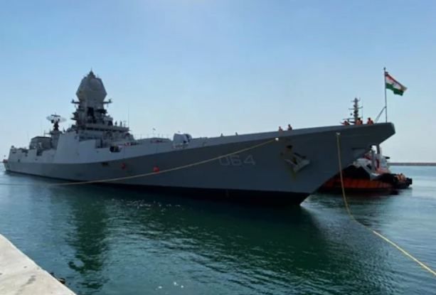 Indian warship INS Satpura arrives in Fiji