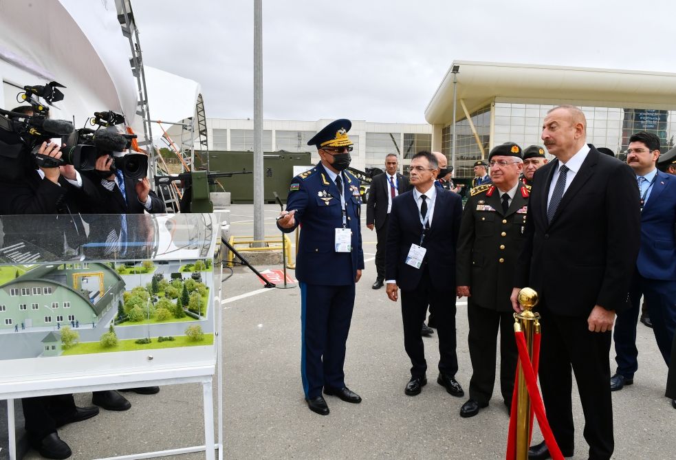 President Ilham Aliyev gets acquainted with ADEX-2022, Securex Caspian exhibitions [UPDATE]