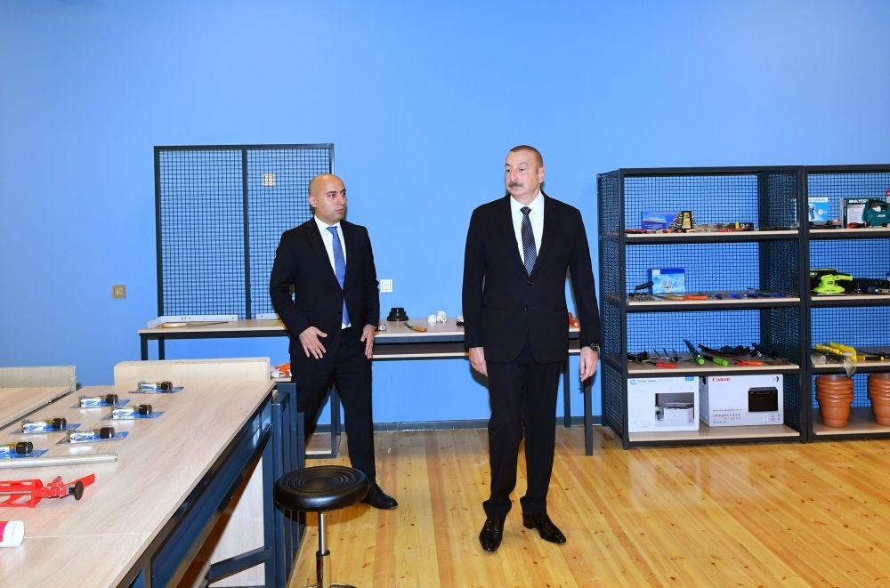 President Ilham Aliyev attends opening of newly-built school No335 in Binagadi District [PHOTO/VIDEO]
