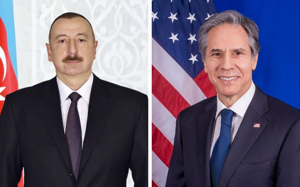 Azerbaijani president, US Secretary of State discuss border tension